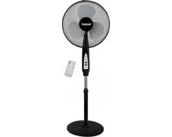 Krachtige Staande Ventilator met Afstandsbediening - Hoogte Verstelbaar & Oscillerend - Ideaal voor Woonkamer en Slaapkamer