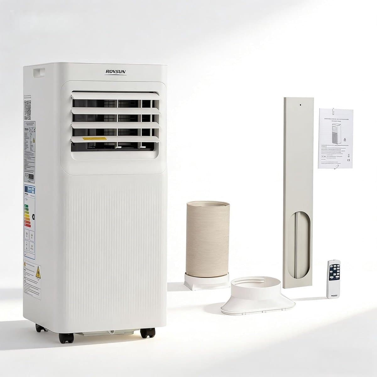 Mobiele Airco - Mini Airco - Ruimte Koelen - 3-in-1 Functies - 9000 BTU - Wit — afbeelding 1
