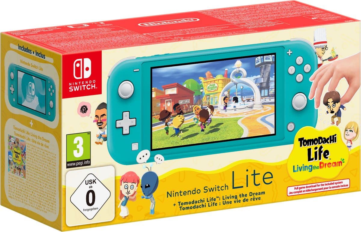Nintendo Switch Lite + Tomodachi Life: Living the Dream — afbeelding 1