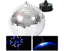Discobal - BeamZ discobol 30cm inclusief motor met LED verlichting