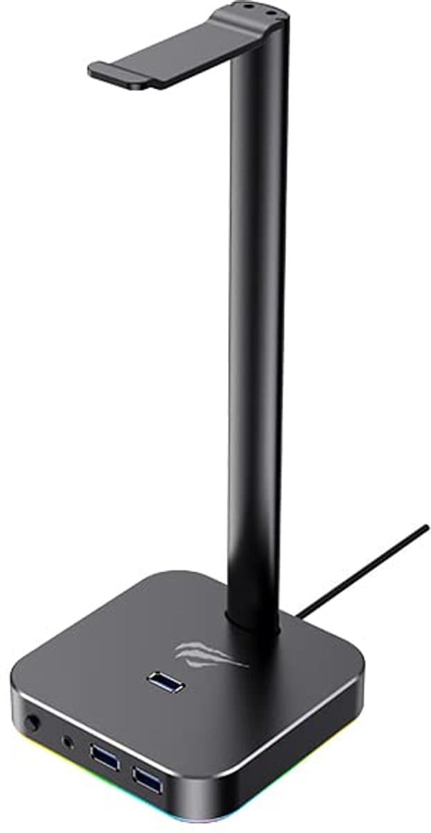 Hoofdtelefoon standaard RGB met verlichting — afbeelding 1