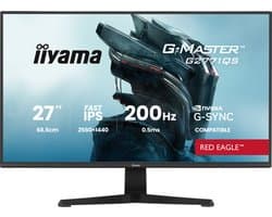 iiyama G-Master G2771QS-B1 Red Eagle - 27 inch - QHD - IPS - 200 Hz - G-Sync compatible