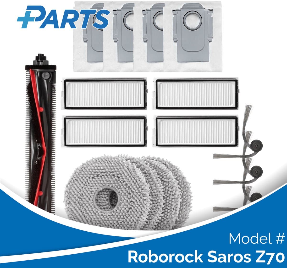Roborock Saros Z70 Onderhoudsset (Plus.Parts® alternatief voor 8.02.0440) — afbeelding 1