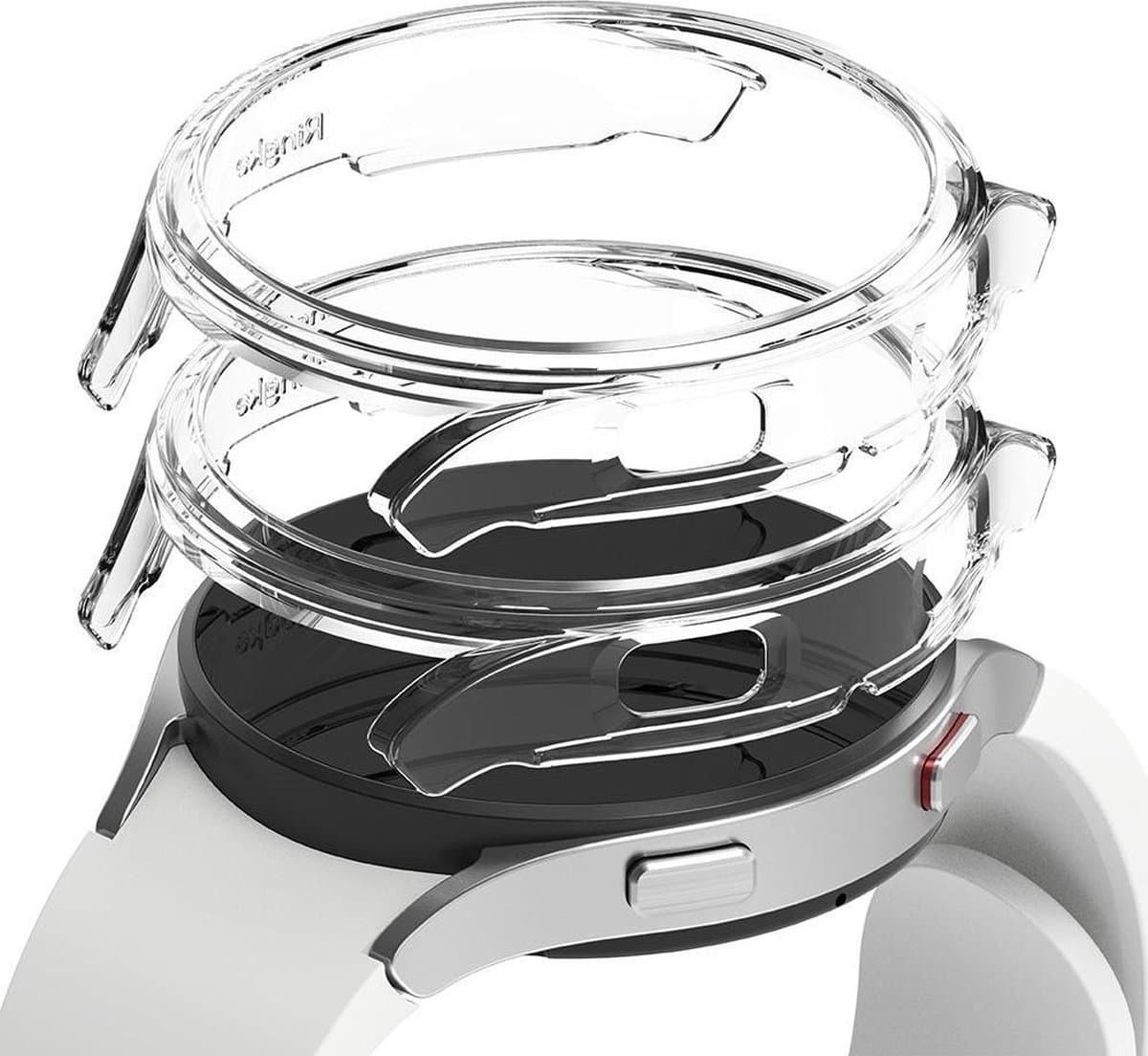 Ringke Slim - (2P) Hoesje Geschikt voor Samsung Galaxy Watch 4 40MM - Transparant Clear — afbeelding 1