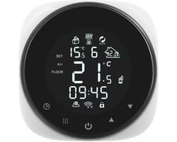 Slimme Thermostaat - Temperatuurregelaar - Energie Besparen - App Bediening - 90-240V AC - Wit