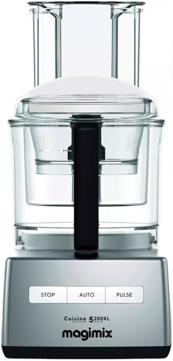 Foodprocessor 5200 XL - matt chrome - energiezuinig - perfect voor elke keuken - SnelShoppen — afbeelding 1