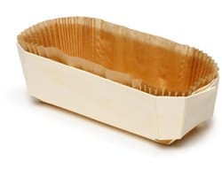 Omgoods - Set van 10 Houten Bakpannen - Ideaal voor de Oven en Magnetron