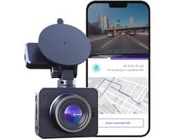 Dashcam Full HD - Autocamera Rijcamera - Verkeersveiligheid Bewaken - Compact Verbergbaar Ontwerp - 1080p - Zwart