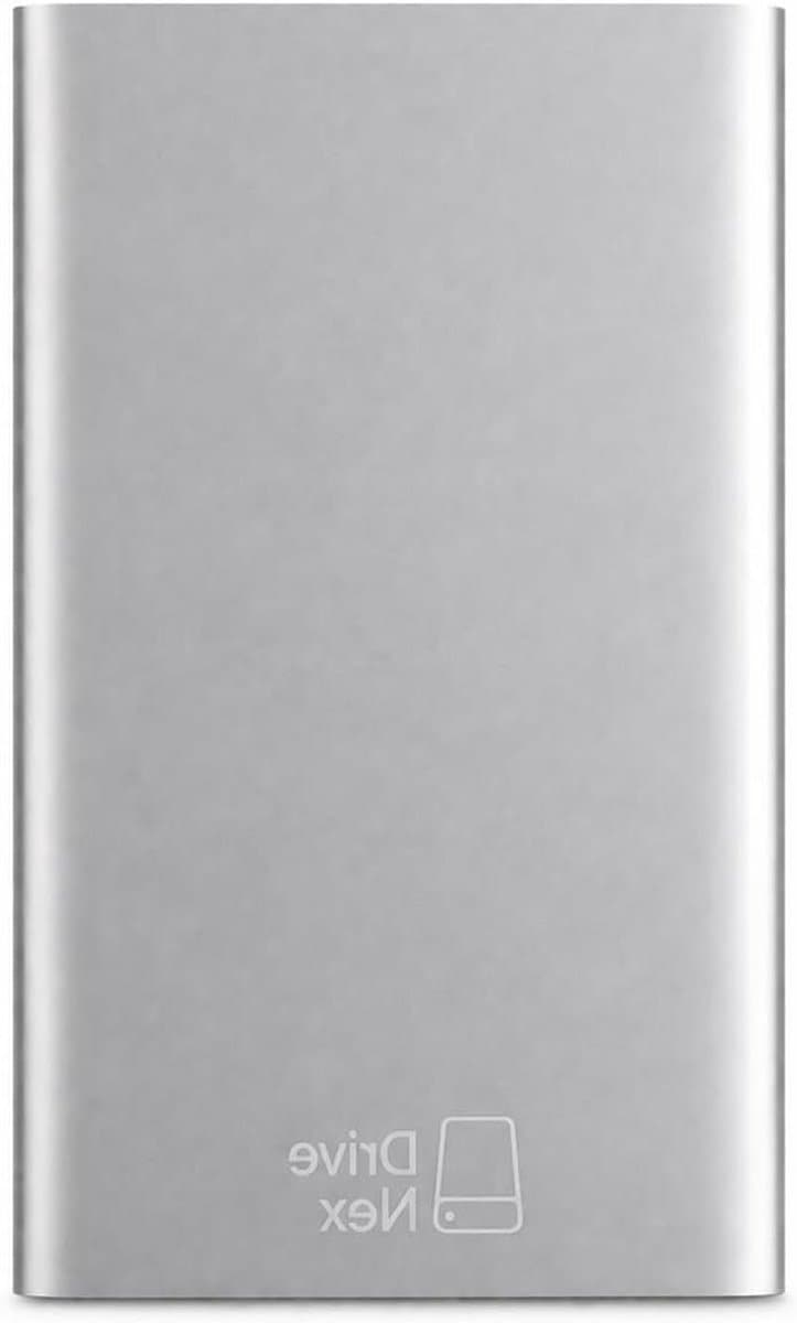 Externe SSD - Draagbare Harde Schijf - Data Beveiligen - Schrijfbeveiliging Switch - 2TB - Zilver — afbeelding 1