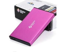 Externe harde schijf 2.5 inch - 160GB roze - USB 3.0 super-snel - perfect voor laptop opslag - ShopVlot