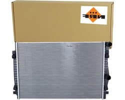 Motorkoeler - Autokoeler Waterkoeler - Voertuig Koeling - Aluminium Constructie - 650x433x22 mm - Zilverkleurig