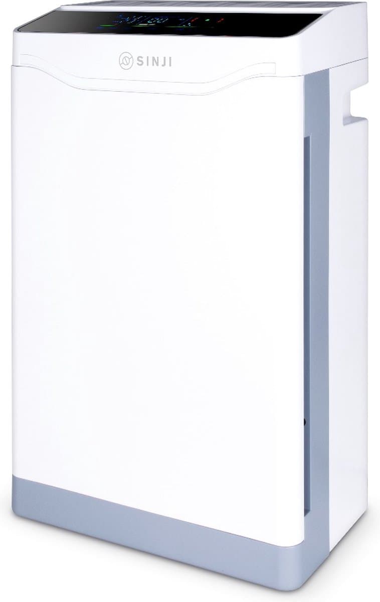 Sinji Luchtreiniger / Air Purifier – HEPA H13 + Koolstoffilter – 420 m³/u, voor ruimtes tot ca. 100 m² – UV-C + Ionisatie – PM2.5 Sensor – App + Afstandsbediening – Nachtmodus – Timer & Display – Helpt bij stof, pollen, huisstofmijt & geurtjes — afbeelding 1