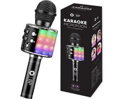 BP® Karaoke Microfoon Bluetooth - Karaoke Set - Karaoke voor Kinderen en Volwassenen - Draadloze Microfoon - 5 Stemvervormers - Echo - Met Speaker - LED Licht - Nederlandse Handleiding