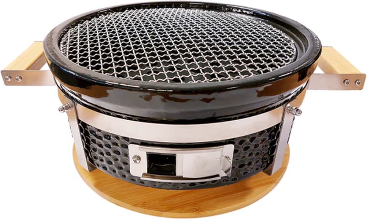 Outr Braza Tafelgrill - rond rooster met 30 cm grilloppervlakte - 2 handvaten — afbeelding 1
