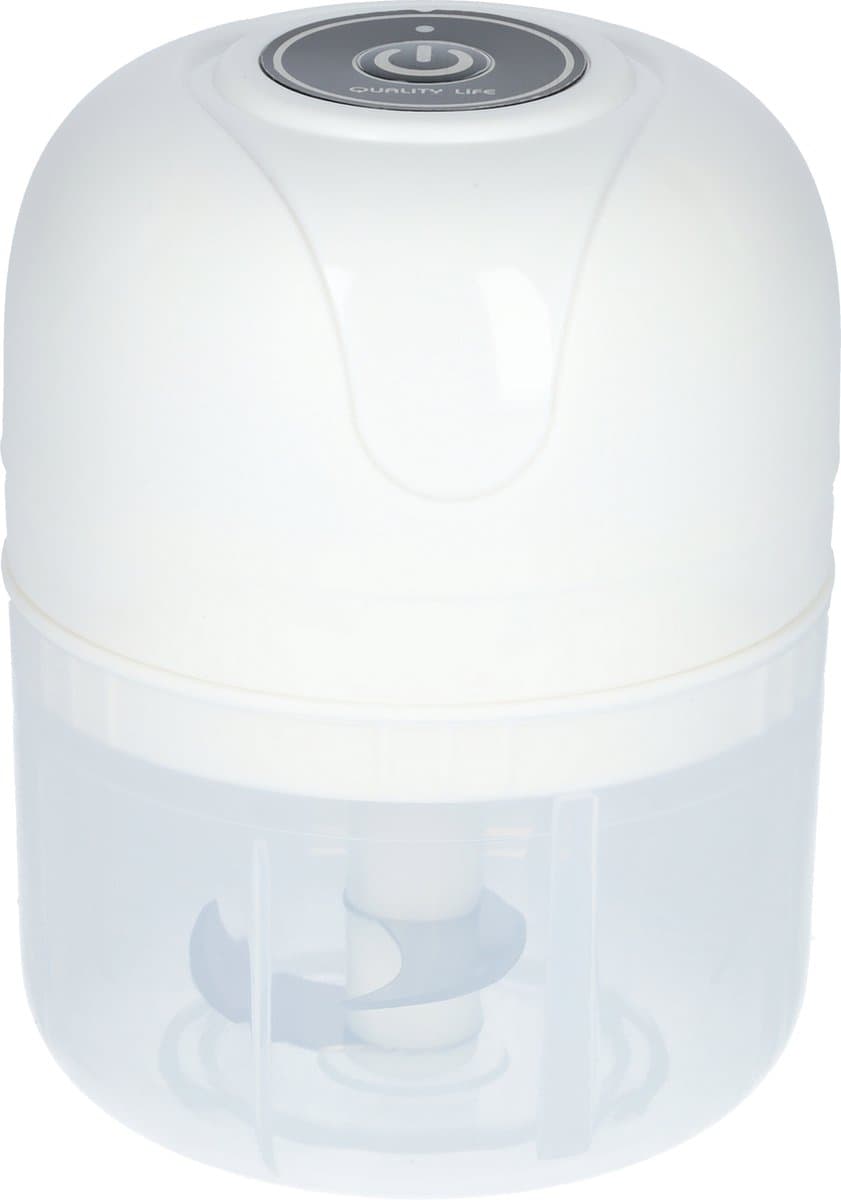 Keukenmachine - Elektrisch keukengerei - Compacte foodprocessor - Ideaal voor in de keuken - Draagbaar - Draadloos - Lichtgewicht - USB-C oplaadbaar - 5 Watt - Wit — afbeelding 1