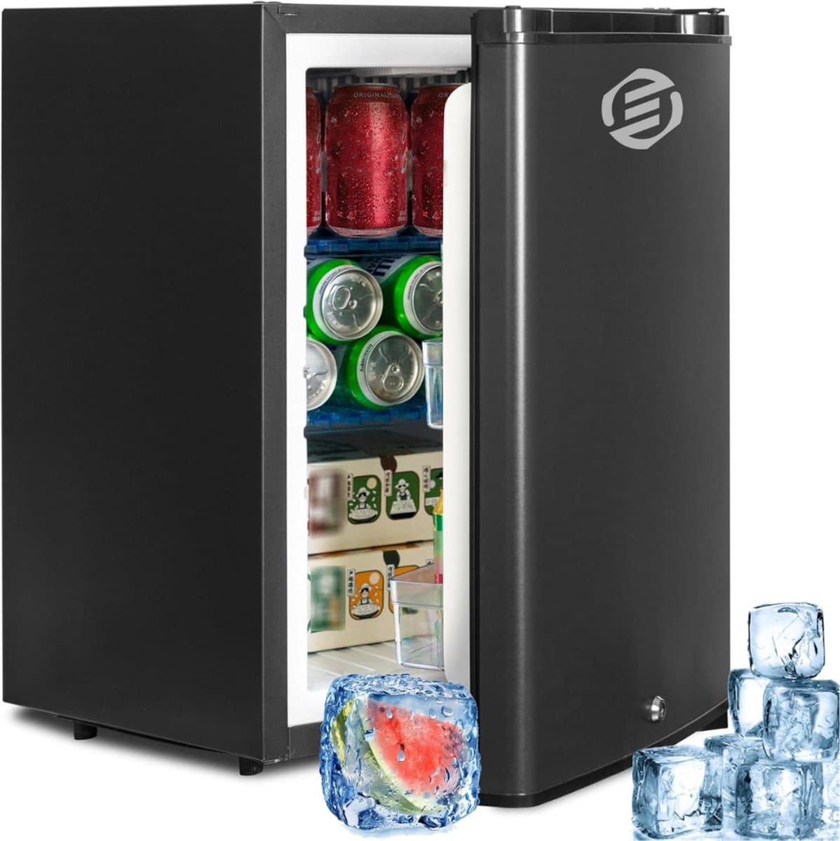 Equivera Mini Fridge for Drinks - Kleine Koelkast - Mini Koelkasten - Minibar - Mini Fridge - Mini Koelkast - Mini Koelkastje - Must have voor in Huis! — afbeelding 1