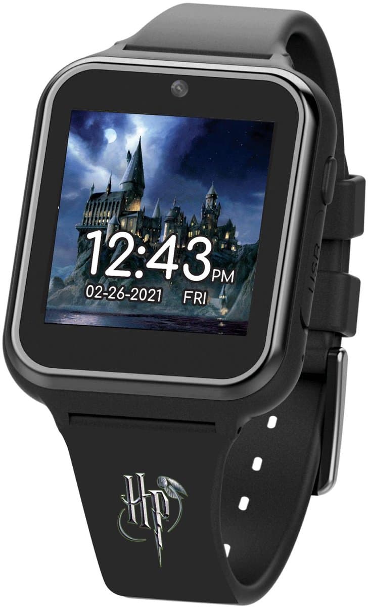 Accutime Harry Potter Smartwatch Kinderen - Selfie Camera, Foto & Video - Zwart — afbeelding 1