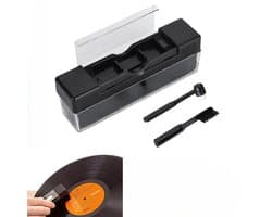 3 Delige Platenreinigingsborstel - Platenborstel + Naaldborstel – Schoonmaakset voor vinylplaten – Vinylplatenborstel - Soft Brush Record Brush - LOUZIR