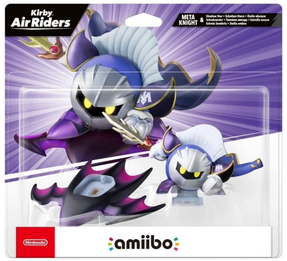Amiibo Meta Knight & Shadow Star - Kirby Air Riders - Nintendo Switch 2 — afbeelding 1