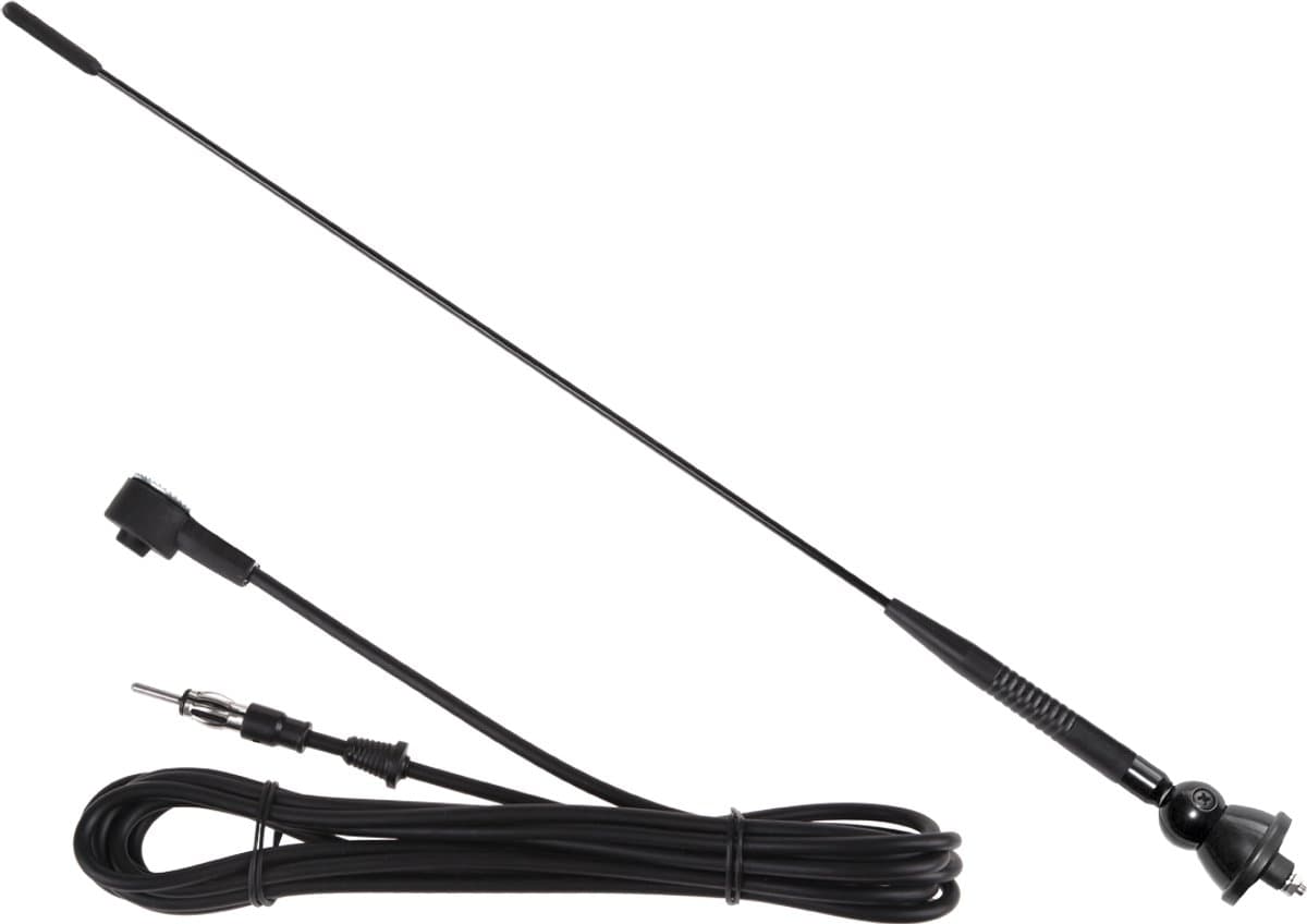 Auto Antenne AM-FM - Rubberen Autoradio Antenne - FM 76~108MHz - 1.37m Kabel - A1 - Zwart — afbeelding 1