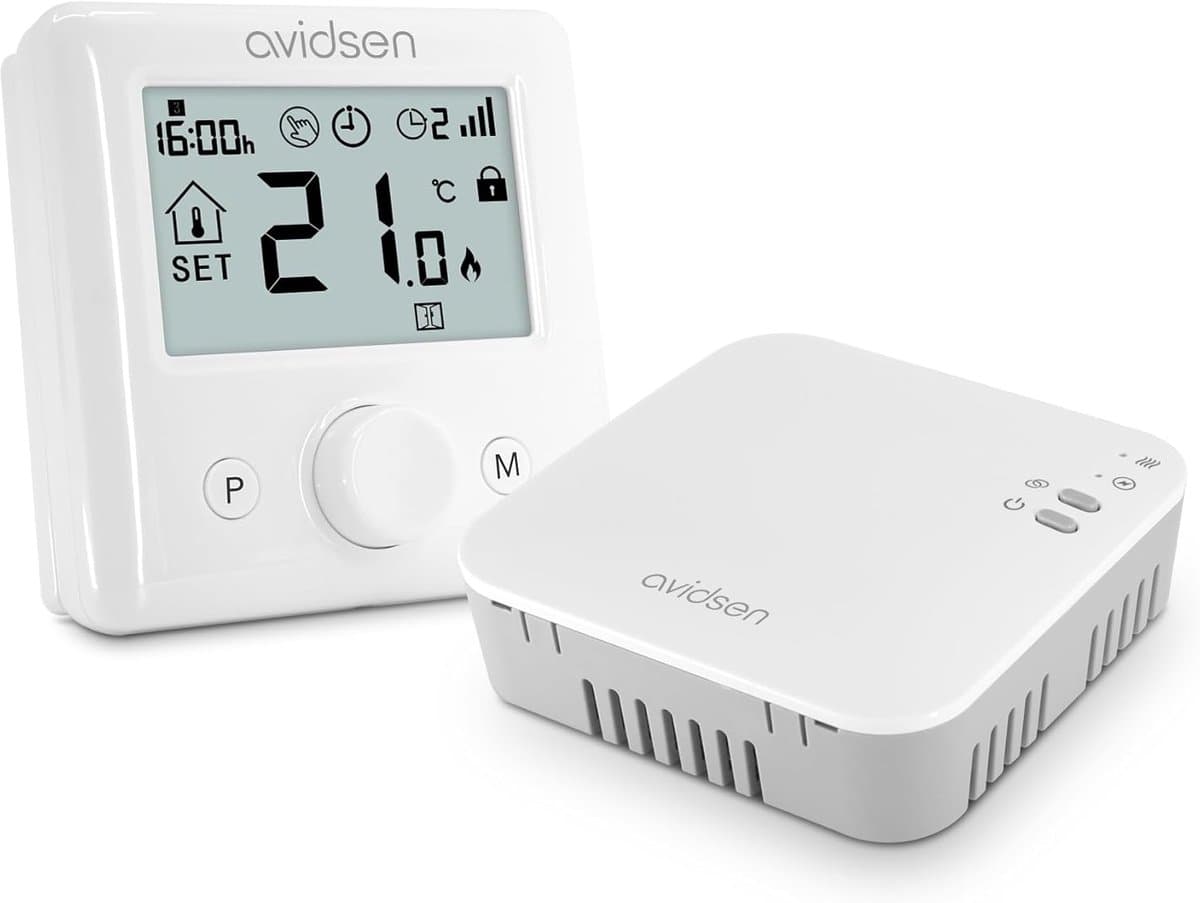Smart WiFi Thermostaat voor CV-ketel en Warm Water Verwarming — afbeelding 1