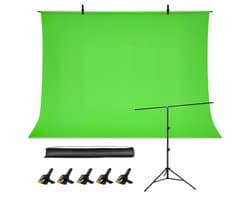 Green screen - 200x150 doek - Voor Fotografie - Achtergrond voor fotostudio - Achtergronddoek - Luft