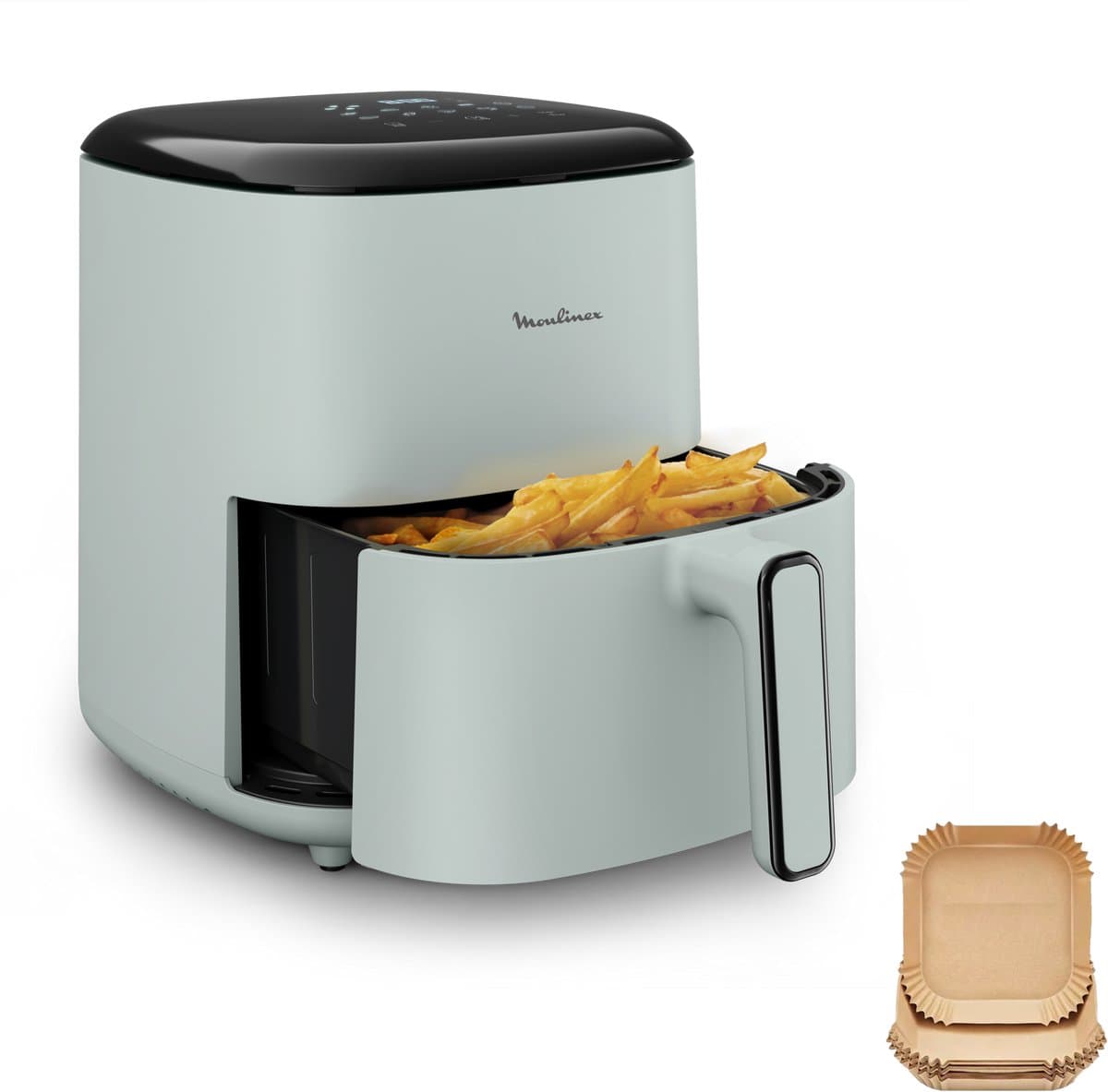 Moulinex Easy Fry POP EZ2454F0 – Airfryer 5L – Voor 6 personen – 10 automatische programma’s – Energiezuinig – Hetelucht friteuse — afbeelding 1