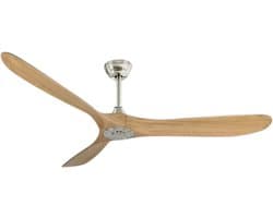 Nivard Plafondventilator - Met Verlichting - Plafond Ventilator - Met Lamp - Plafonniere Met Ventilator - Stijl K - 150cm