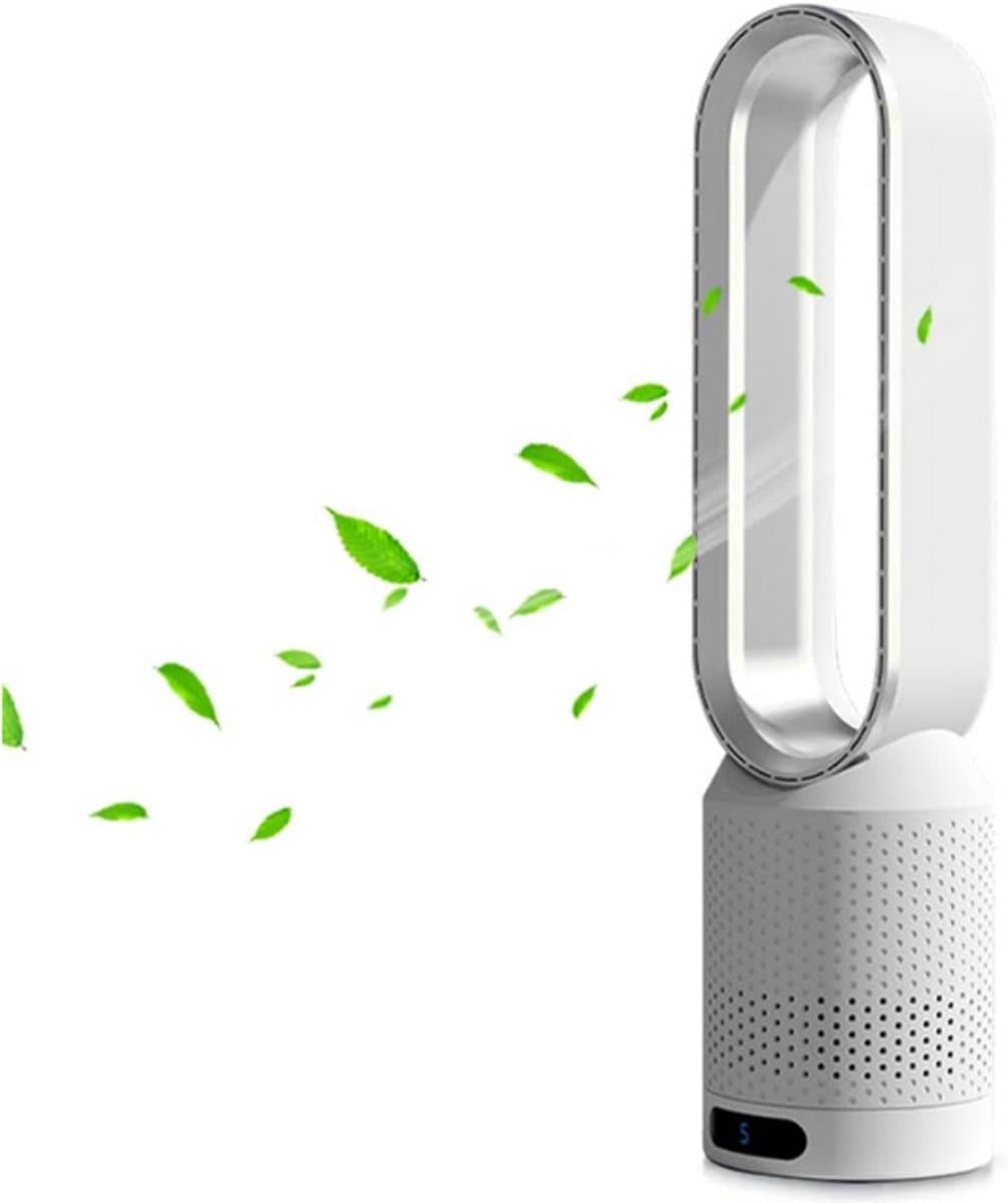 Tower Fan Bladeless Fan 20" Bladeless Tower Fan 8 Speeds Met Remote Control-Timer Function-2H Timer-80° Swing-Super Quiet-Easy To Clean-Portable Oscillating Fan Voor Bedroom-Kitchen-Office — afbeelding 1