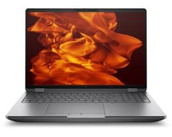 HP ZBook Fury G1i 16 Intel Core Ultra 7 255HX Mobiel werkstation 40,6 cm (16") WUXGA 16 GB DDR5-SDRAM 512 GB SSD NVIDIA RTX PRO 1000 Blackwell Wi-Fi 7 (802.11be) Windows 11 Pro AI Workstation, AI PC Zilver