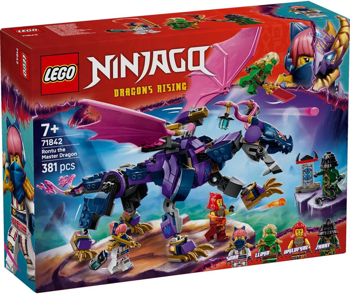 Lego Ninjago 71842 Rontu De Meesterdraak Bouwstenen — afbeelding 1