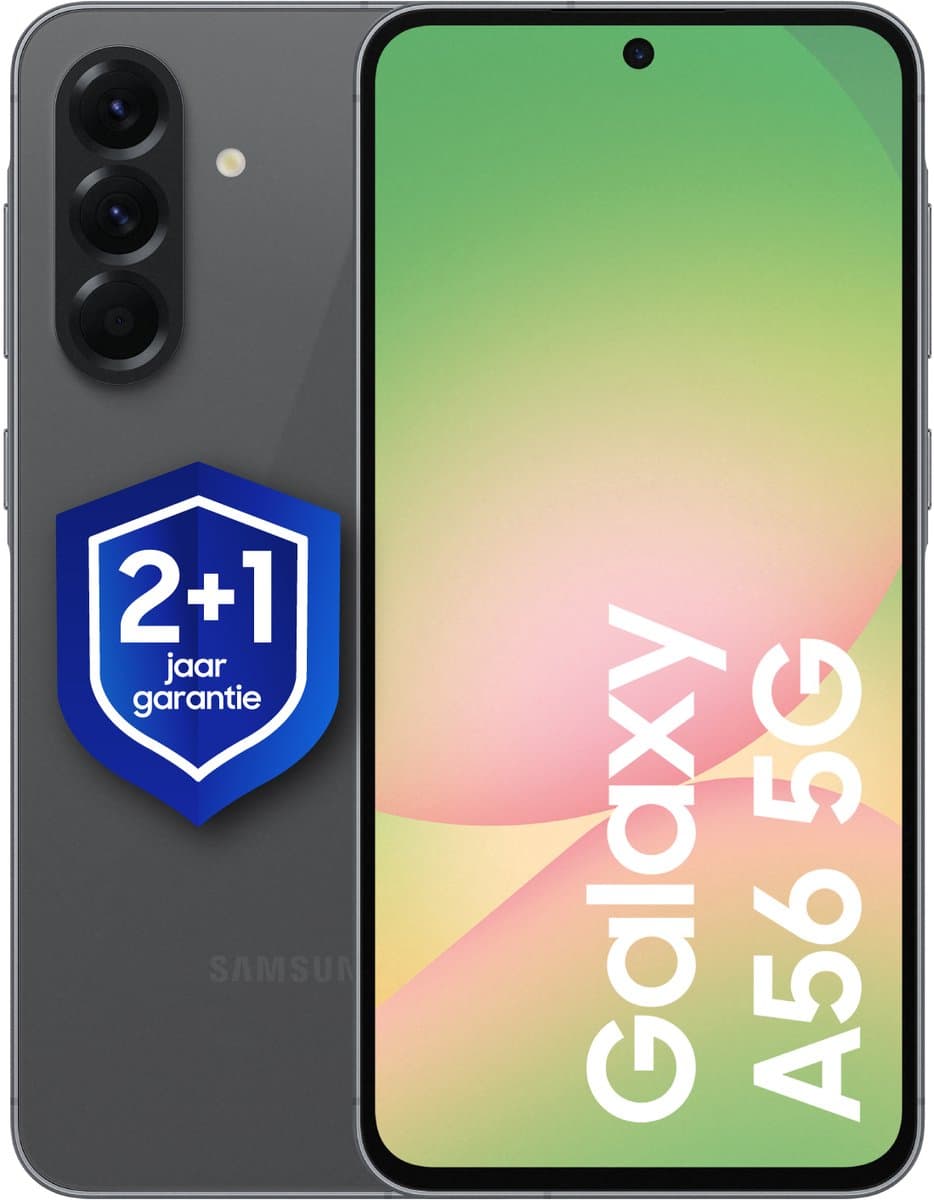 Samsung Galaxy A56 - 5G - 128GB - Awesome Graphite + 1 jaar extra garantie — afbeelding 1