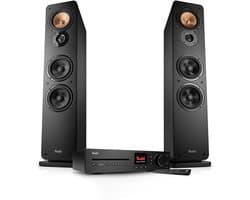 Teufel ULTIMA 40 KOMBO 3 - Compleet stereosysteem met vloerstaande speakers & cd-receiver, Wifi, bluetooth, Spotify Connect, DAB+/FM - zwart