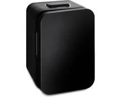Labirent LMK10-ZW3 - Mini Koelkast - 10 Liter - Zwarte Glazen Deur - Mat Zwart - Mini Beauty Fridge - Modern