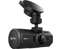 Vantrue N2 Pro Dual 1080P Dash Cam Front en Cabin Dashcam voor auto's (2.5K 1440P Single Front) 1.5 inch 310° Autocamera Infrarood Nachtzicht, Sony Sensor, Parkeermodus, G-Sensor, 256GB Max