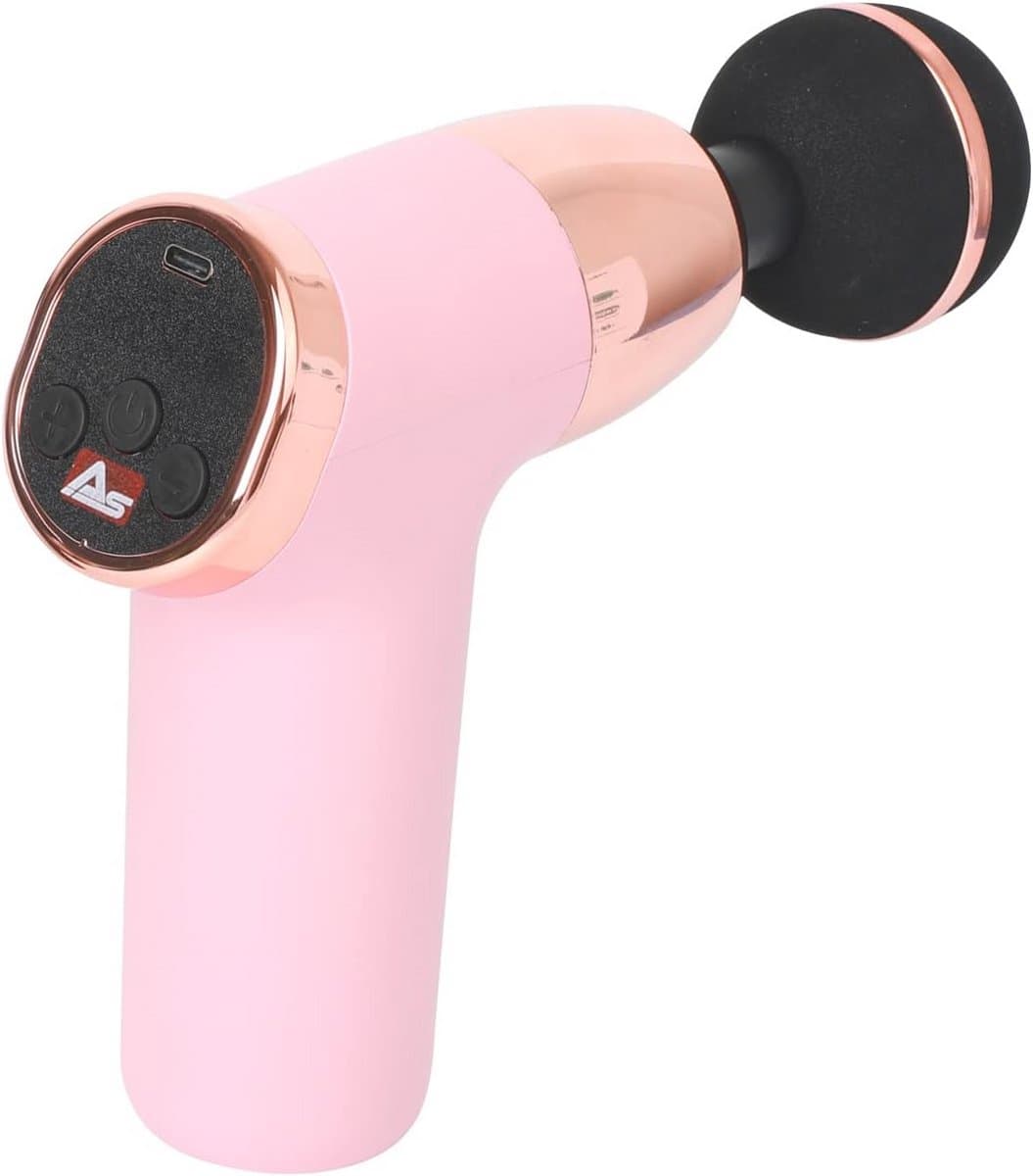 Massagepistool met verwisselbare koppen en 20 intensiteitsniveaus voor spierstimulatie en ontspanning — afbeelding 1