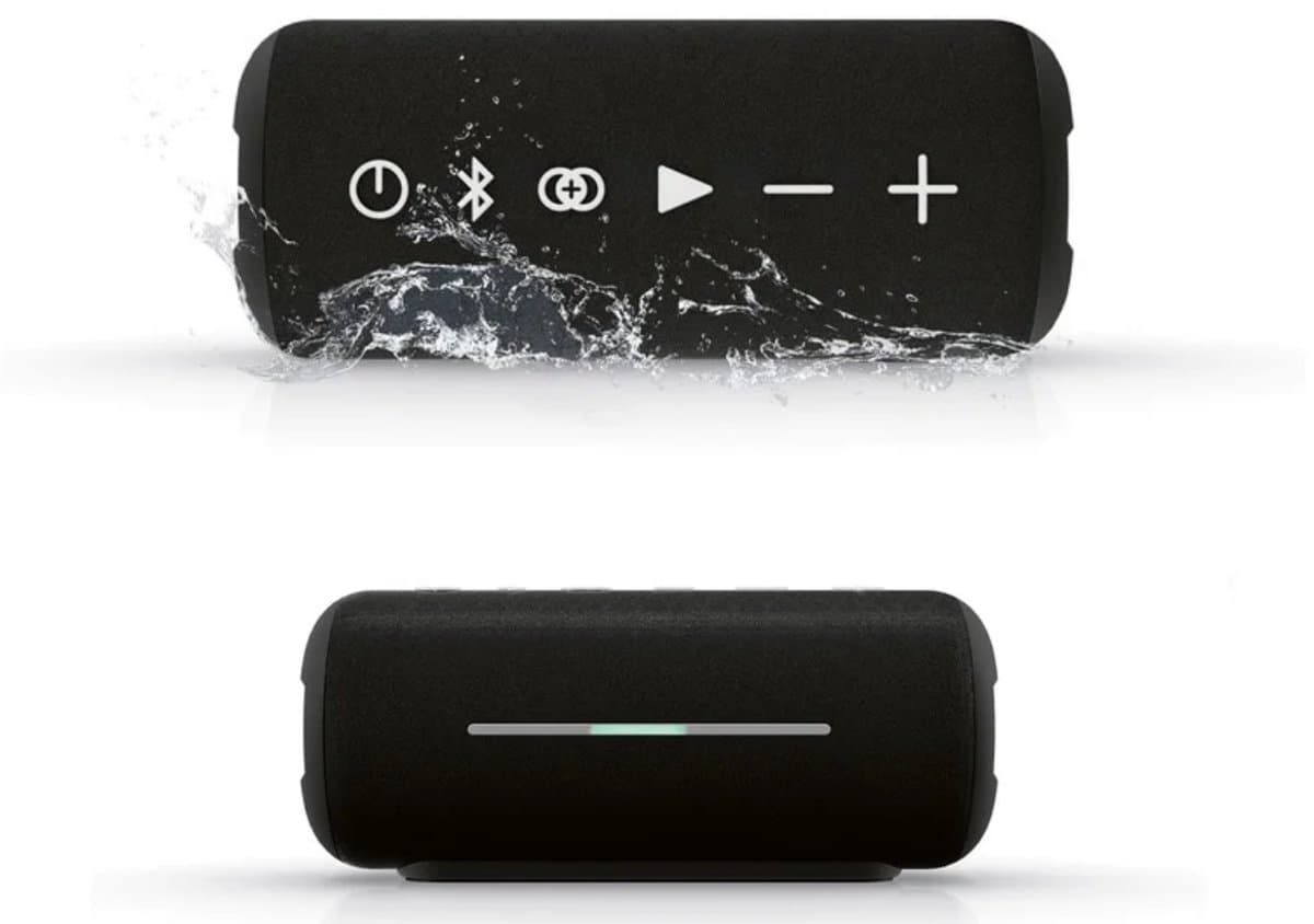 Bluetooth Speaker Luidspreker - Long Broadcast - Zwart - 10 watt- geschikt voor smartphone, mp3 en tablet- bluetoothspeaker- draadloos- draadloze speaker- box- draadloze box — afbeelding 1