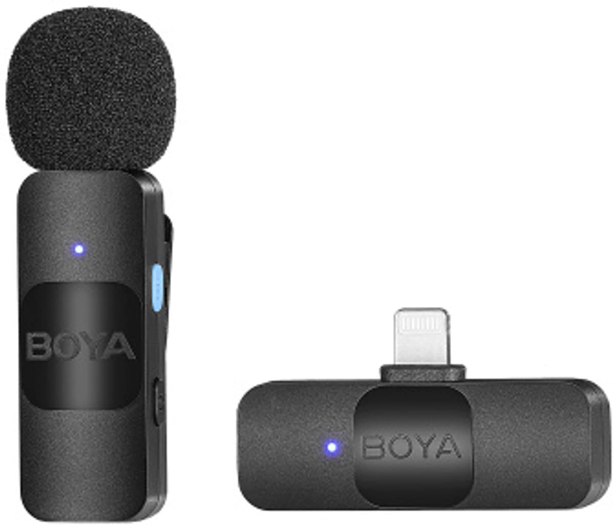 BOYA BY-V1 (V2.0) microfoon Zwart Microfoon met bevestigingsclip — afbeelding 1