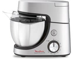 Moulinex QA519D keukenmachine 1100 W 4,6 l Zilver Ingebouwde weegschalen