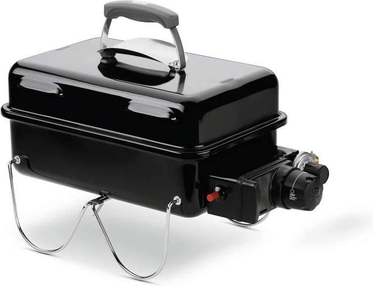 Weber Go-Anywhere Gas Barbecue - 41x26 cm - Roestvrijstalen branders - Gasregelkop - Incl. deksel — afbeelding 1