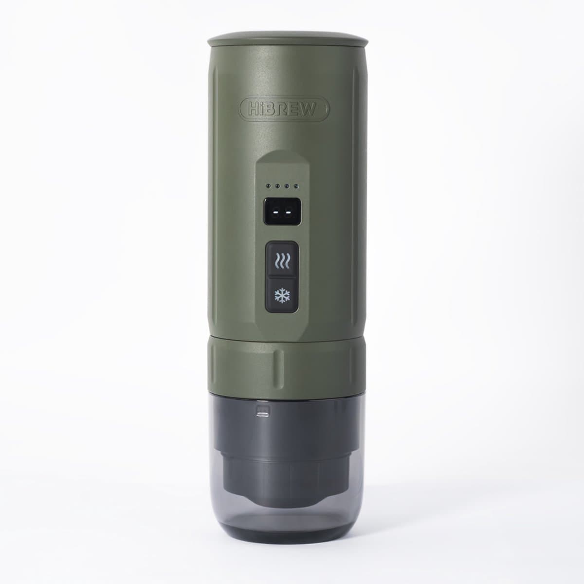HiBREW H4C - Draagbare espressomachine - Mini koffiemachine - Koffiezetapparaat - Voor Camping, Auto & Reizen - Groen — afbeelding 1