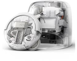 DJI – ROMO P – Robotstofzuiger en dweil – 25.000 Pa – Transparant