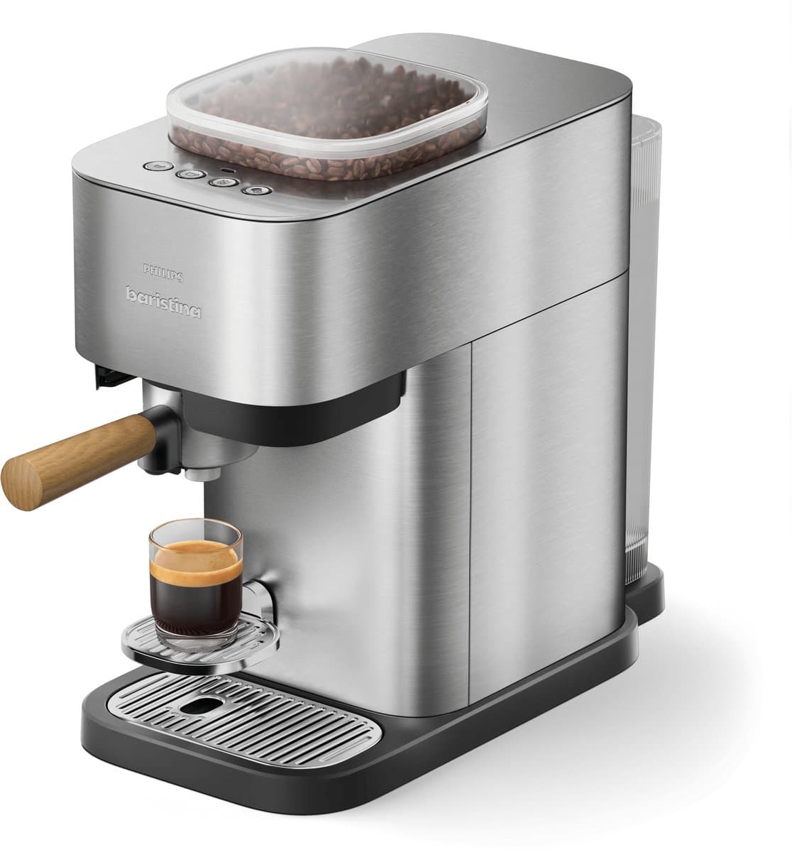 Philips Baristina Plus - BAR500/00 - Espressomachine - Pistonmachine - Ijskoffie - Stainless Steel — afbeelding 1