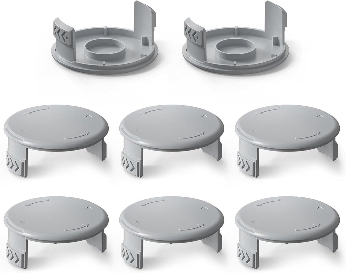 Geschikt voor AC14HCA vervangende spoelkap, geschikt voor Ryobi One 18V, 24V, 40V draadloze grasmaaier, geschikt voor Ryobi RYOBI grasmaaier accessoires, set van 8 — afbeelding 1