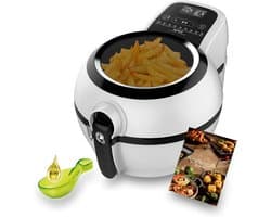 Olievrije Friteuse - Hetelucht Frituurpan - Gezond Koken - 9 Automatische Programma's - 1.2 kg Capaciteit - Zwart