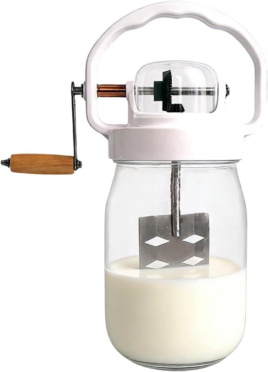 Keuken Mixer - Garde Blender - Bakken Koken - Glazen Container - 1500ml Capaciteit - Transparant — afbeelding 1
