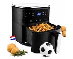 Vivid Green Airfryer 5L - Tot 4 Personen - PFAS-vrij - 12 Programma's - Digitaal Display