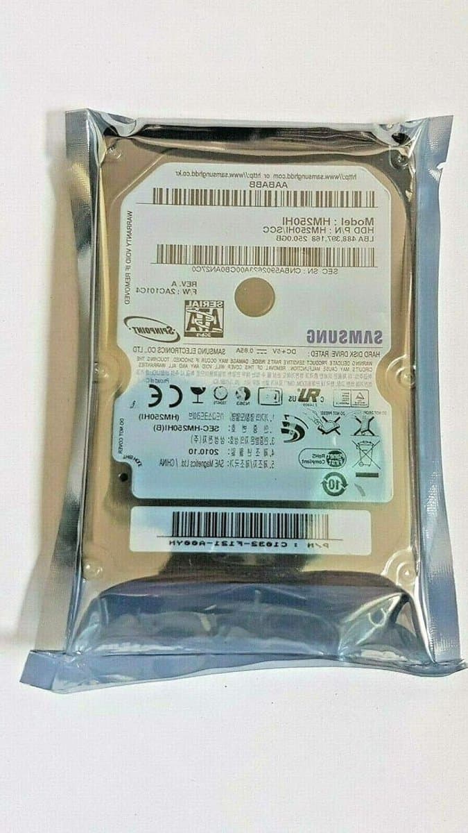 Interne Harde Schijf - Opslagmedium - Data Opslag - Draagbaar Ontwerp - 250 GB - Zilver — afbeelding 1