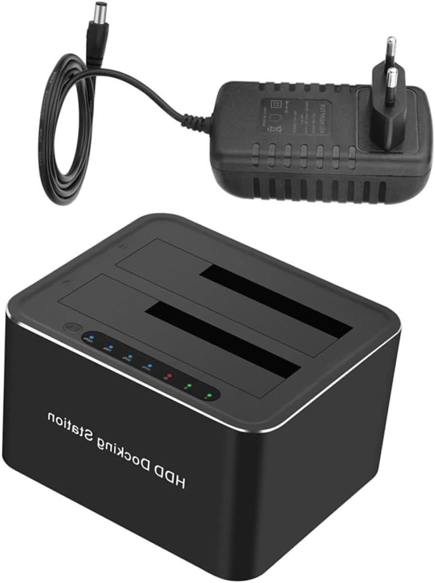 Harde schijf basis - Externe lezer - Data opslag - USB 3.0 poort - Tot 16TB - Zwart — afbeelding 1