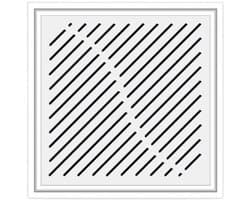 Ventilator - Afzuiger Plafond - Lucht Circulatie - Geluidsarm Ontwerp - 30x30cm - Wit